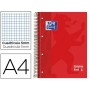 Caderno Oxford EUROPEANBOOK 1 Vermelho A4+ 80 Folhas 5 Peças (25 Unidades) de Oxford, Cadernos de argolas - Ref: S8438023, Pr...