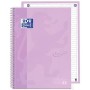 Cuaderno Oxford EUROPEANBOOK 1 Lavanda Pastel A4+ 80 Hojas 5 Piezas (2 Unidades) de Oxford, Cuadernos de anillas - Ref: S8438...