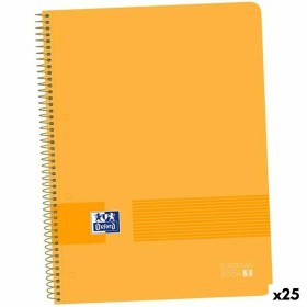 Notebook Oxford EUROPEANBOOK 1 Peach A4+ 80 Sheets 5 Pieces (25 Units) by Oxford, Wirebound Notebooks - Ref: S8438025, Price:...