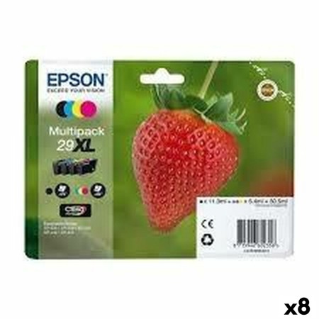 Original Tintenpatrone Epson Nº 29 XL Schwarz/Zyanblau/Magenta/Gelb (8 Stück) (1 Stück) von Epson, Toner und Druckertinte - R...