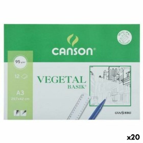 Papel vegetal Canson A3 12 Folhas (20 Unidades) de Canson, Papel de desenho - Ref: S8438194, Preço: 90,00 €, Desconto: %