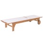 Ligstoel Nina Branco 200 x 65 x 36 cm de BigBuy Garden, Espreguiçadeiras - Ref: S8700086, Preço: 208,86 €, Desconto: %