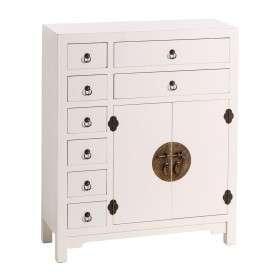 Sideboard ORIENTE 73 x 26 x 90 cm Wood White by BigBuy Home, Sideboards - Ref: S8800022, Price: 271,61 €, Discount: %