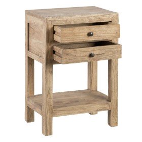 Table d'appoint DKD Home Decor Blanc Multicouleur Doré Métal 40 x 40 x 42 cm | Tienda24 - Global Online Shop Tienda24.eu