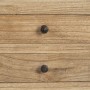 Tavolo aggiuntivo MIRÓ 45 x 30 x 66 cm Naturale legno di mindi di BigBuy Home, Tavoli - Rif: S8801721, Prezzo: 181,06 €, Scon...