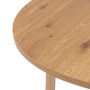 Mesa de Jantar Natural DMF 120 x 120 x 75 cm de BigBuy Home, Jogos de móveis - Ref: S8801755, Preço: 280,22 €, Desconto: %