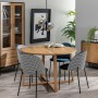 Tavolo da Pranzo Naturale DMF 120 x 120 x 75 cm di BigBuy Home, Tavoli da sala da pranzo - Rif: S8801755, Prezzo: 280,22 €, S...