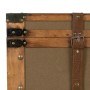 Set of Chests 90 x 47 x 45 cm Synthetic Fabric Wood (3 Pieces) by BigBuy Home, Storage boxes and chests - Ref: S8802058, Pric...