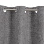 Curtain Grey Polyester 100% cotton 140 x 260 cm by BigBuy Home, Curtains - Ref: S8802115, Price: 56,64 €, Discount: %