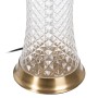 Lampada da tavolo Dorato Lino Metallo Ferro 40 W 220 V 35 x 35 x 69 cm di BigBuy Home, Lampade da tavolo e abat-jour - Rif: S...