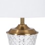 Tischlampe Gold Leinen Metall Eisen 40 W 220 V 35 x 35 x 69 cm von BigBuy Home, Tisch- & Nachttischlampen - Ref: S8802258, Pr...