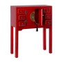 Console ORIENTE Iron MDF Wood Red Golden 63 x 26 x 80 cm by BigBuy Home, Tables - Ref: S8803292, Price: 164,52 €, Discount: %