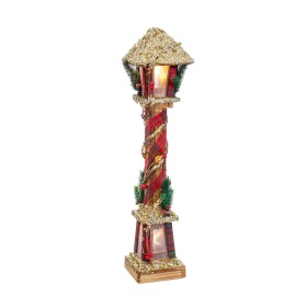 Adorno Navideño Multicolor Dorado Madera Plástico Tejido Farol 13 x 13 x 60 cm de BigBuy Christmas, Navidad - Ref: S8803761, ...