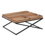 Table Basse Naturel Fer Bois de manguier 85 x 85 x 39 cm de BigBuy Home, Tables - Réf : S8804435, Prix : 197,53 €, Remise : %