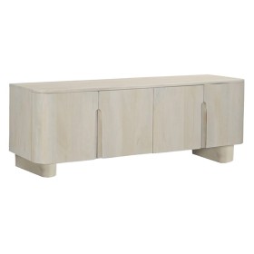 Meubles de télévision Blanc Bois de manguier 140 x 40 x 58 cm de BigBuy Home, Tables et supports de télévision - Réf : S88046...