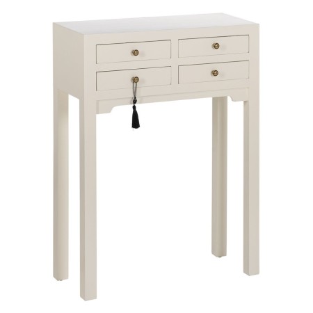 Console Blanc Bois d'épicéa Bois MDF 63 x 26 x 85 cm de BigBuy Home, Tables - Réf : S8804939, Prix : 164,52 €, Remise : %