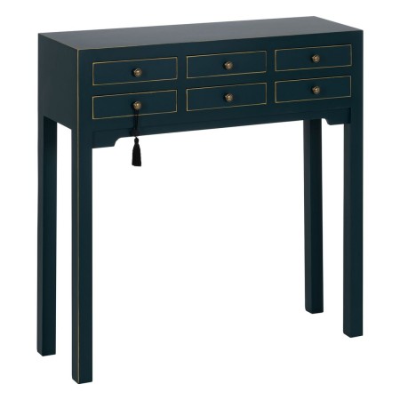 Console Blue Fir wood MDF Wood 85 x 26 x 85 cm by BigBuy Home, Tables - Ref: S8804974, Price: 230,37 €, Discount: %