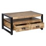 Mesa de apoio MARA Preto Natural 100 x 60 x 45 cm 100 x 45 x 60 cm de BigBuy Home, Jogos de móveis - Ref: S8806047, Preço: 32...