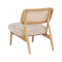 Armchair Cream Natural Rubber wood Foam Fabric 62 x 70 x 72 cm by BigBuy Home, Chairs - Ref: S8806392, Price: 296,70 €, Disco...