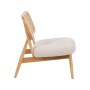 Armchair Cream Natural Rubber wood Foam Fabric 62 x 70 x 72 cm by BigBuy Home, Chairs - Ref: S8806392, Price: 296,70 €, Disco...