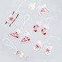 Christmas bauble White Red 13 X 11 X 2 CM (10 Units) by BigBuy Home, Christmas - Ref: S8806590, Price: 6,52 €, Discount: %