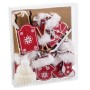 Adorno Navideño Blanco Rojo 13 X 11 X 2 CM (10 Unidades) | Tienda24 - Global Online Shop Tienda24.eu