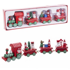 Christmas bauble Multicolour Train 25,5 X 7,5 X 3 CM by BigBuy Home, Christmas - Ref: S8806659, Price: 7,61 €, Discount: %