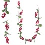 Christmas garland Red Green Foam Fabric 10 x 10 x 150 cm | Tienda24 - Global Online Shop Tienda24.eu