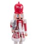 Christmas bauble White Red Soldier 14 x 12 x 52 cm by BigBuy Home, Christmas - Ref: S8807072, Price: 30,52 €, Discount: %