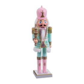 Adorno Navideño Azul Rosa Soldado 11 x 9 x 38 cm de BigBuy Home, Navidad - Ref: S8807078, Precio: 20,24 €, Descuento: %