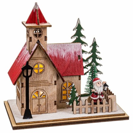 Adorno Navideño Multicolor Casa 9,5 x 7,5 x 14,5 cm de BigBuy Home, Navidad - Ref: S8807080, Precio: 9,05 €, Descuento: %