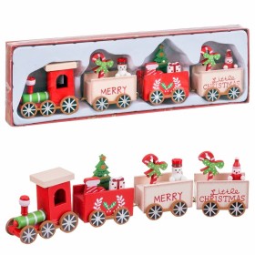 Décorations de Noël Multicouleur Train 24,5 x 6,5 x 3 cm de BigBuy Home, Noël - Réf : S8807082, Prix : 7,84 €, Remise : %