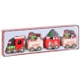 Adorno Navideño Multicolor Tren 24,5 x 6,5 x 3 cm de BigBuy Home, Navidad - Ref: S8807082, Precio: 7,84 €, Descuento: %