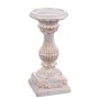 Candelabro Bianco Resina Natale 9 x 9 x 19,5 cm | Tienda24 - Global Online Shop Tienda24.eu