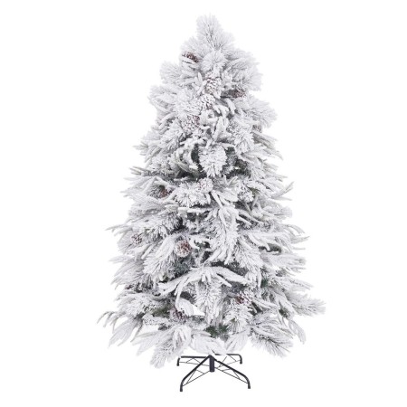 Árbol de Navidad PVC Polietileno Piñas Nevado 100 x 100 x 240 cm de BigBuy Christmas, Navidad - Ref: S8807093, Precio: 364,21...