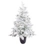 Árvore de Natal Polietileno Abacaxis Nevado 60 x 60 x 120 cm de BigBuy Christmas, Natal - Ref: S8807103, Preço: 122,45 €, Des...