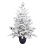 Árbol de Navidad Polietileno Piñas Nevado 40 x 40 x 90 cm | Tienda24 - Global Online Shop Tienda24.eu