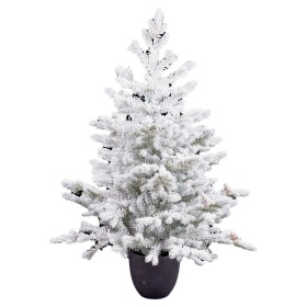 Árbol de Navidad Polietileno Piñas Nevado 40 x 40 x 90 cm de BigBuy Christmas, Navidad - Ref: S8807104, Precio: 65,56 €, Desc...