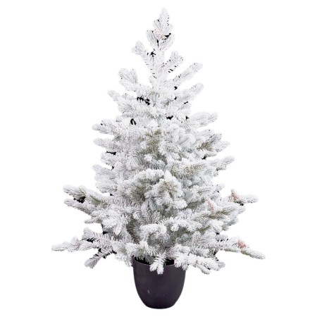 Árbol de Navidad Polietileno Piñas Nevado 40 x 40 x 90 cm | Tienda24 - Global Online Shop Tienda24.eu