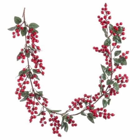 Christmas garland Red Green Foam Fabric 15 x 15 x 130 cm by BigBuy Home, Christmas - Ref: S8807108, Price: 15,05 €, Discount: %