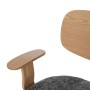 Chaise de Bureau Gris Naturel 60 x 60 x 89 cm | Tienda24 - Global Online Shop Tienda24.eu