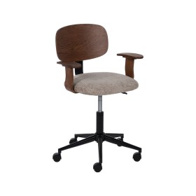 Office Chair Brown Black Beige 60 x 60 x 89 cm by BigBuy Office, Sofas and chairs - Ref: S8807120, Price: 172,85 €, Discount: %