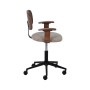 Chaise de Bureau Marron Noir Beige 60 x 60 x 89 cm de BigBuy Office, Chaises et canapés - Réf : S8807120, Prix : 172,85 €, Re...