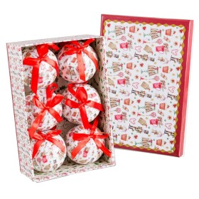 Bolas de Natal Multicolor Polyfoam Ø 7,5 cm (6 Unidades) de BigBuy Home, Natal - Ref: S8807129, Preço: 12,63 €, Desconto: %