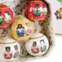 Bolas de Natal Multicolor Polyfoam Soldado Ø 7,5 cm (5 Unidades) | Tienda24 - Global Online Shop Tienda24.eu