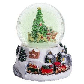 Bola de Neve Multicolor 15,5 x 14,5 x 17,5 cm de BigBuy Home, Natal - Ref: S8807133, Preço: 42,40 €, Desconto: %