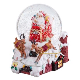 Bola de Neve Multicolor 16 x 14 x 16,5 cm de BigBuy Home, Natal - Ref: S8807159, Preço: 47,92 €, Desconto: %