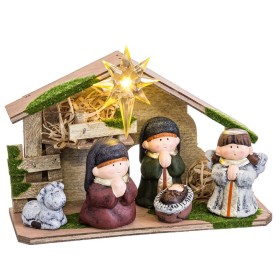 Weihnachtsschmuck Stern Glitzernd Silhouette 23 x 2,5 x 40 cm Silberfarben Holz | Tienda24 - Global Online Shop Tienda24.eu