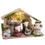 Crèche de Noël Multicouleur Céramique Bois MDF 22,5 x 8,5 x 16,5 cm (5 Pièces) de BigBuy Home, Noël - Réf : S8807172, Prix : ...