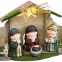 Christmas nativity set Multicolour Ceramic MDF Wood 33 x 10,5 x 17 cm (7 Pieces) by BigBuy Home, Christmas - Ref: S8807173, P...